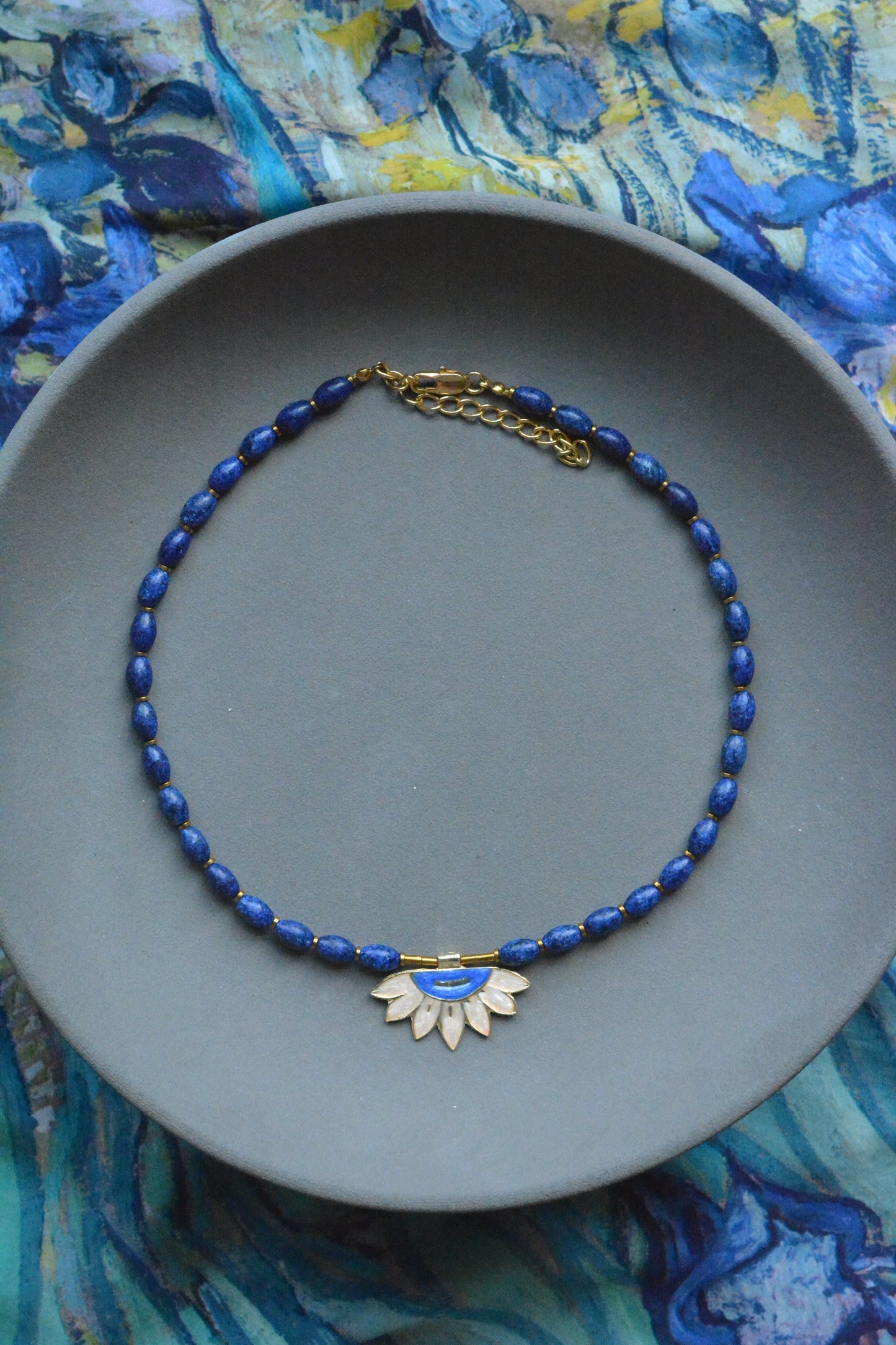 Blue Bloom Kolye