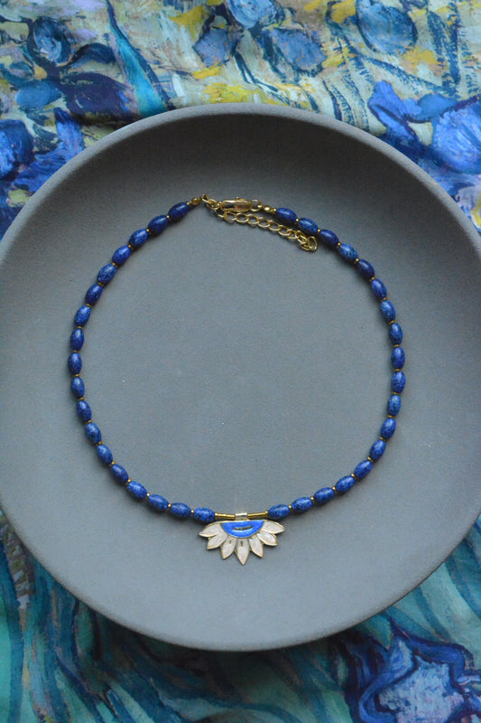 Blue Bloom Kolye