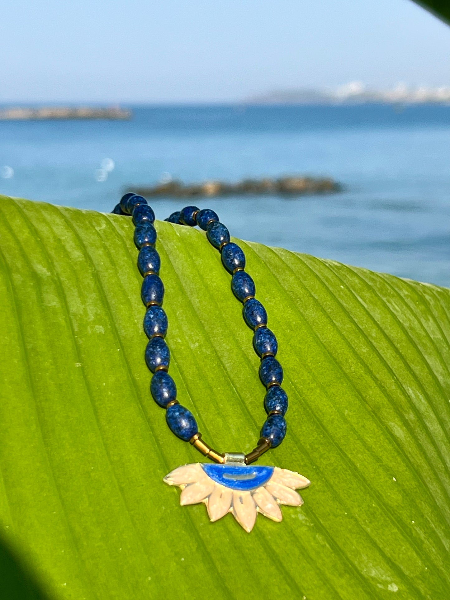 Blue Bloom Kolye