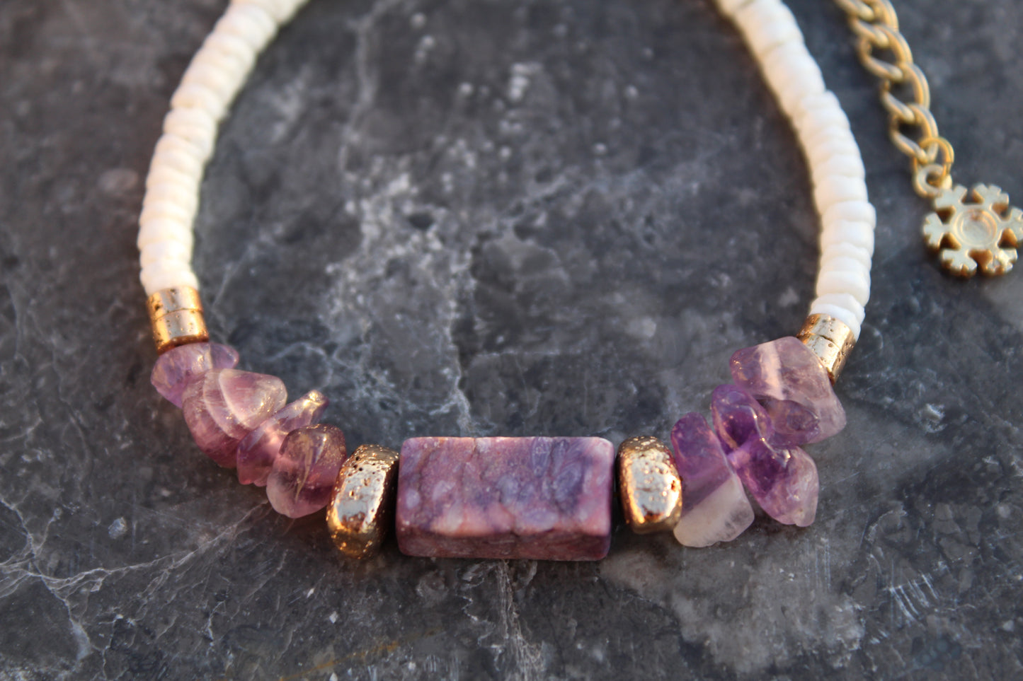 Lavender White Bileklik