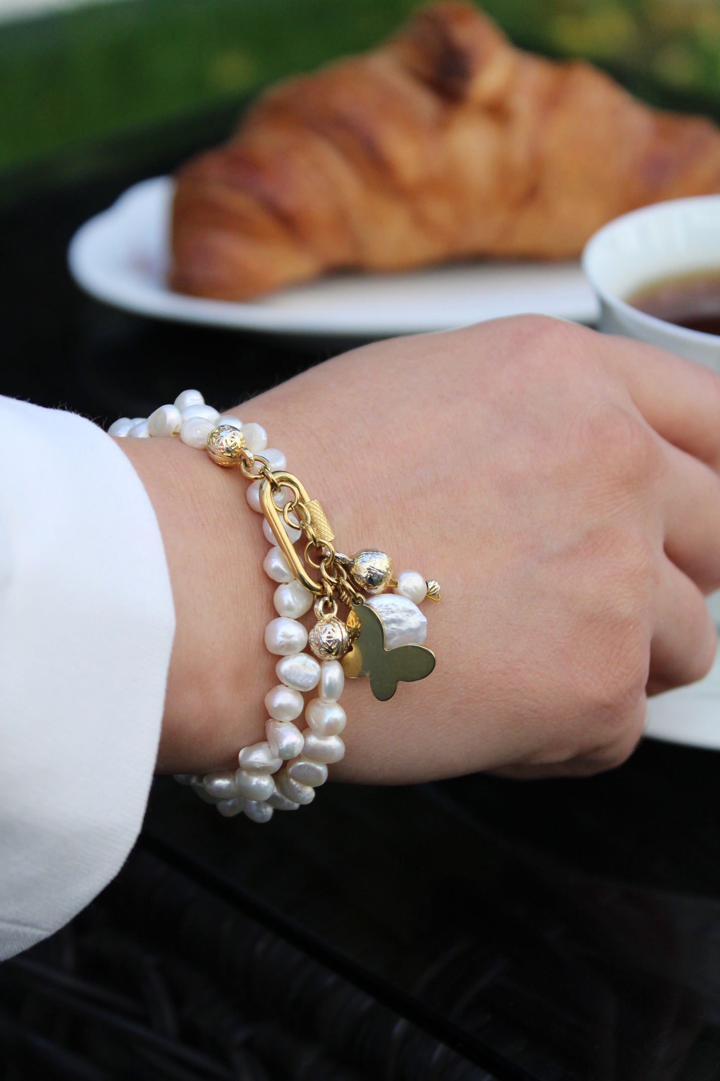 Perla Intreccio Sarmal Bileklik