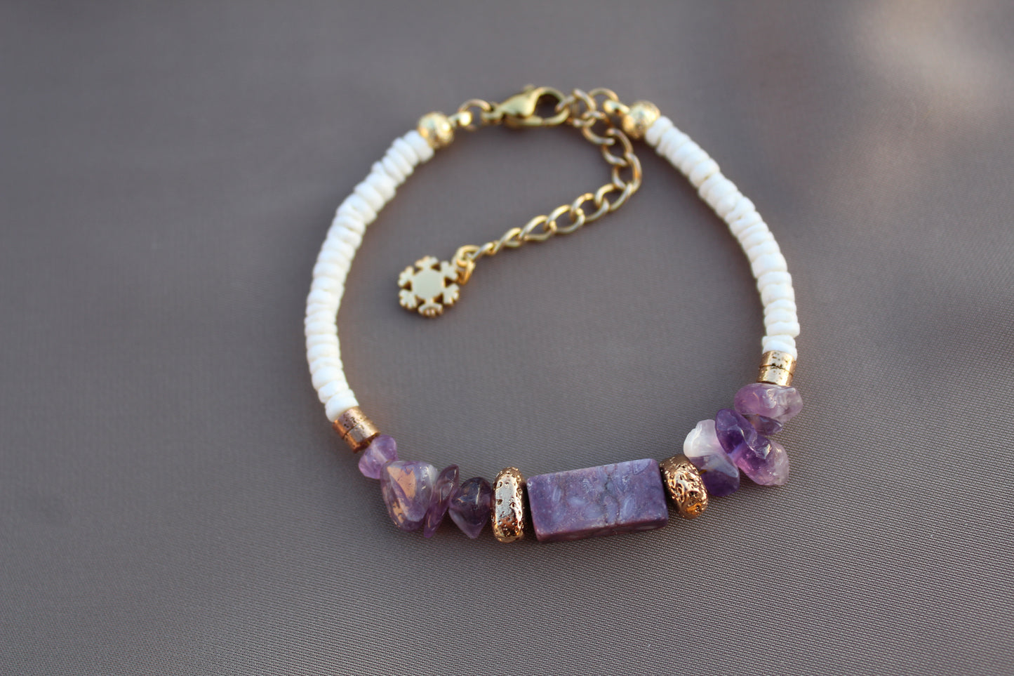 Lavender White Bileklik