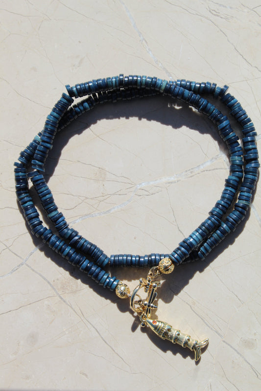 Nautilus Blue Kolye