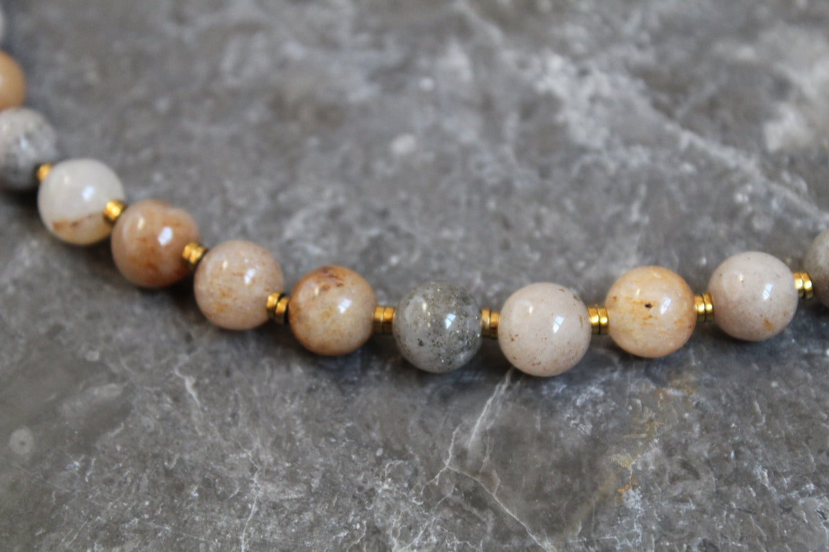 Sienna Agate Kolye