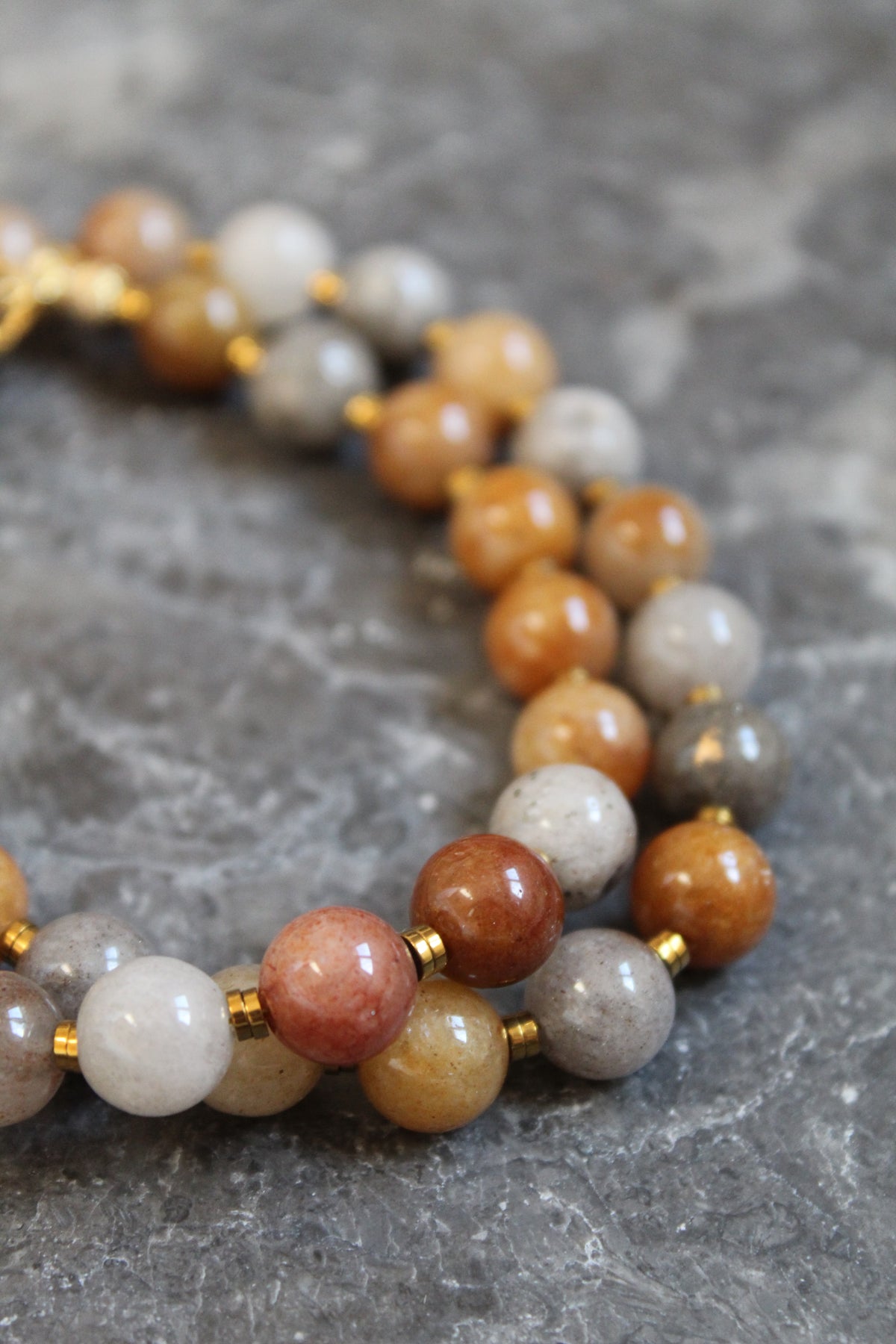 Sienna Agate Kolye