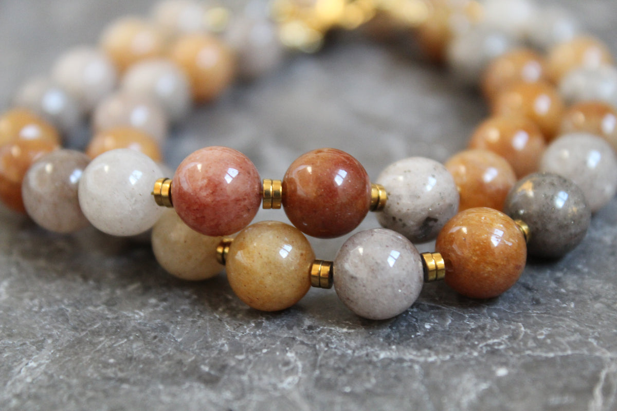Sienna Agate Kolye