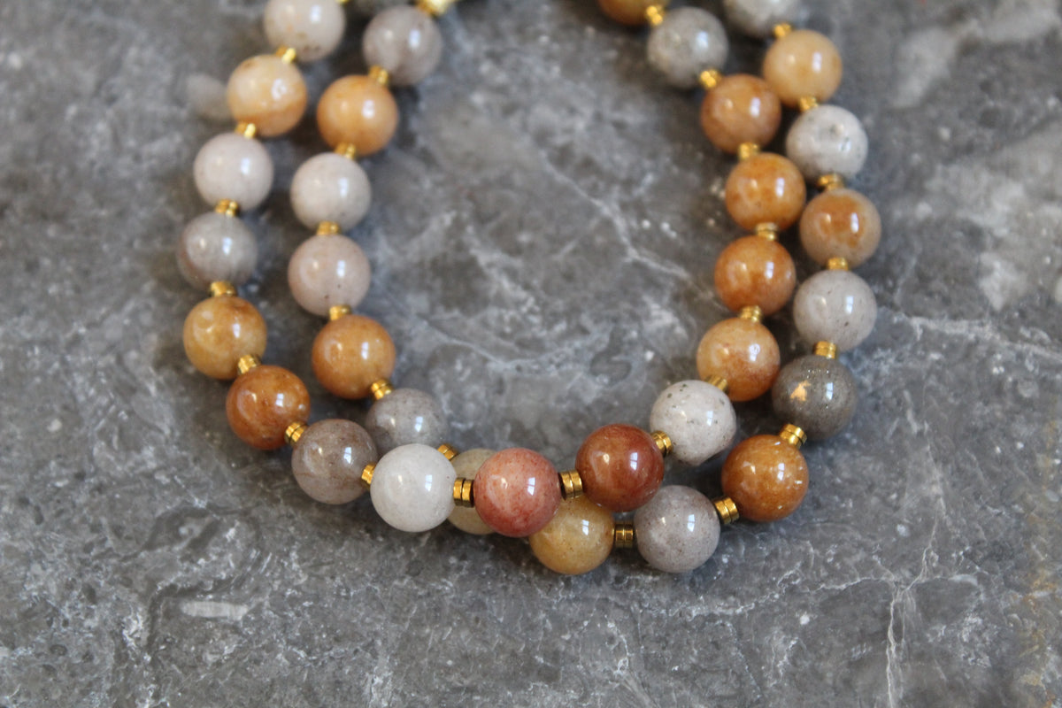Sienna Agate Kolye